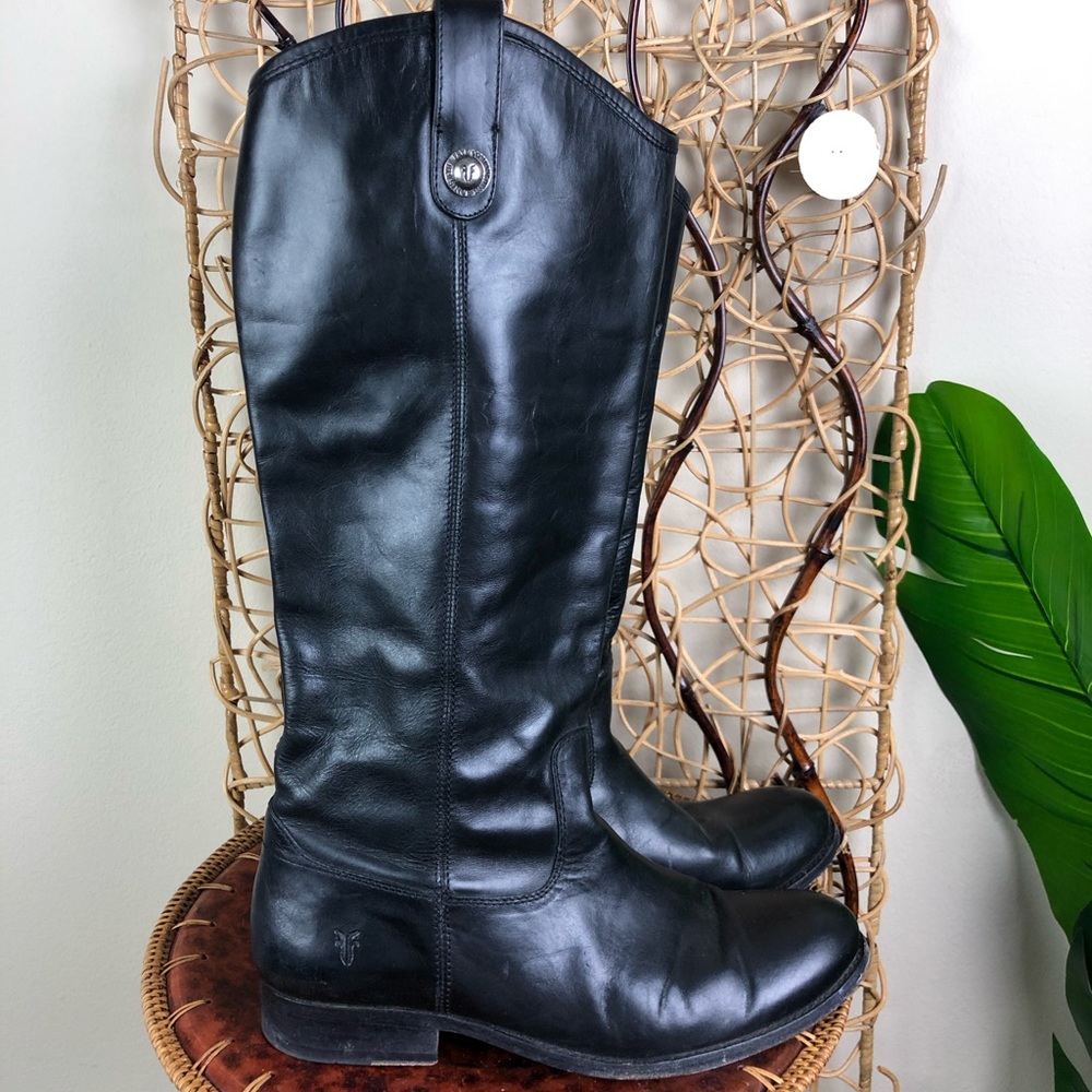 Frye Melissa black boots